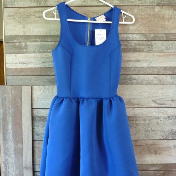 love...ady Dresses & Skirts - Love...ady fit flare  blue dress sleeveless Sm.